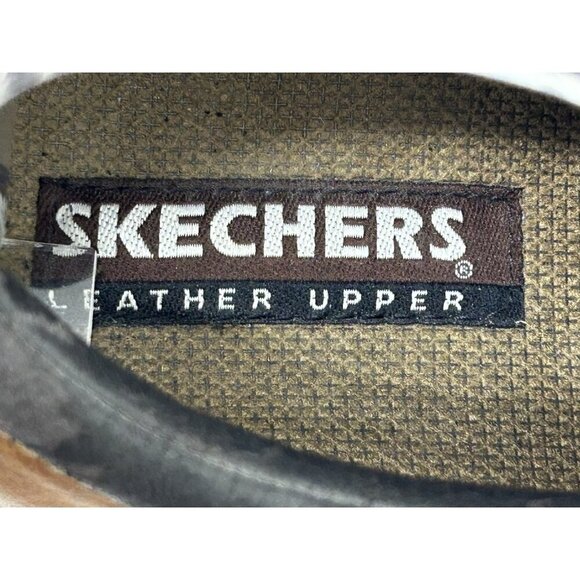 Skechers Tom Cats Men’s 8.5 Oxford Brown Leather Lace Shoes Y2K Chunky Platform main image 4